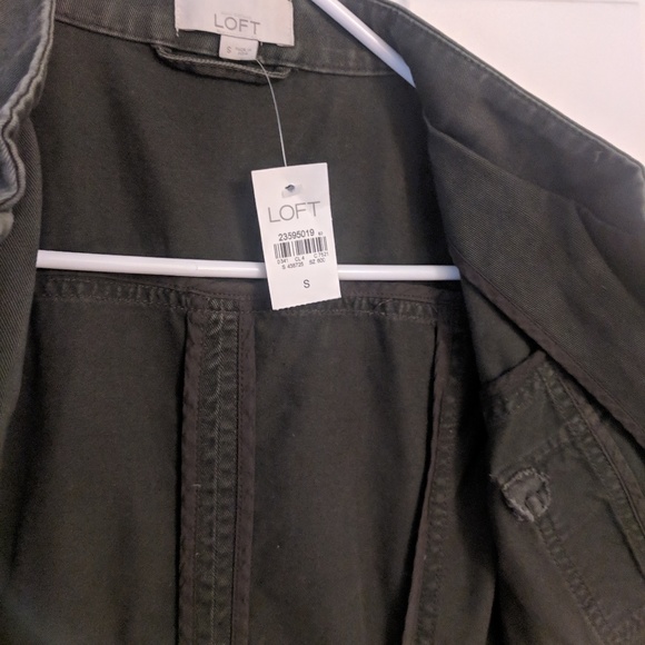 Quality Loft Military-Style Dark Green Jacket - Picture 7 of 9